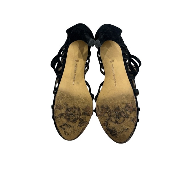 ADRIENNE VITTADINI Size 8 Womens Avl-Anjolie-1 Platform Dress Sandal Black $149 - Picture 4 of 6